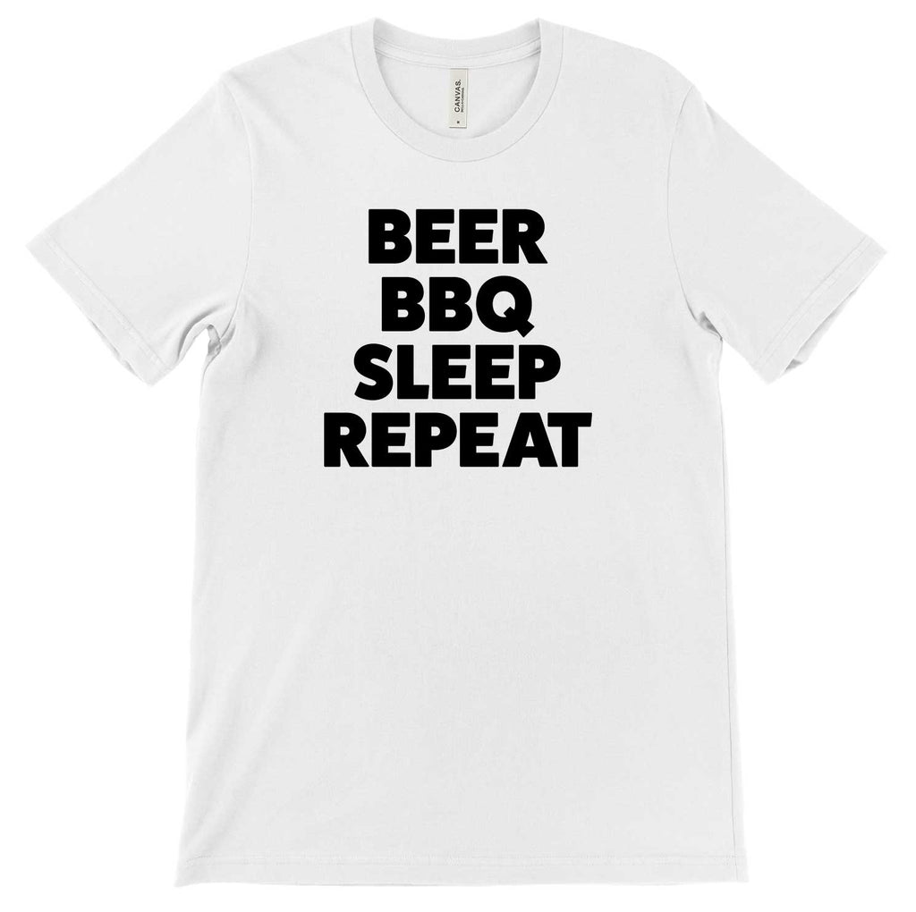 Beer BBQ Sleep Repeat T-Shirt