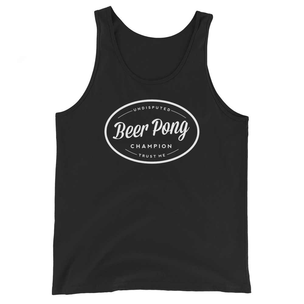 Undisputed Beer Pong Champion Unisex Tank Top