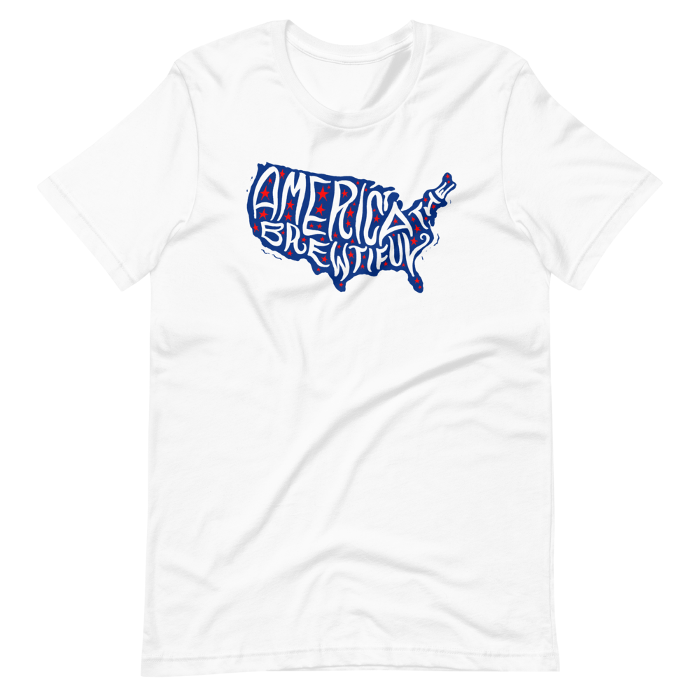 America The Brewtiful Short-Sleeve Unisex T-Shirt