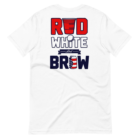 Red, White & Brew (Design On Back)