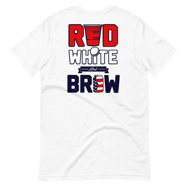 Red, White & Brew (Design On Back)