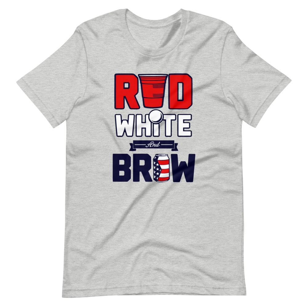 Red, White & Brew Short Sleeve (Design On Front)